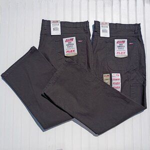 DICKIES Jeans Mens 44 x 30 Black Duck Carpenter Jean Relaxed Boot Fit LOT OF 2